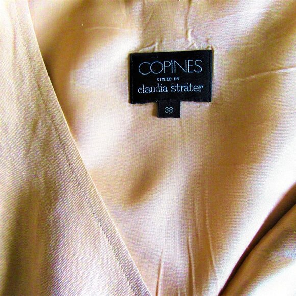 HOT SUMMER PERFECT DRESS, NATURAL SILK & LINEN - Picture 3 of 3